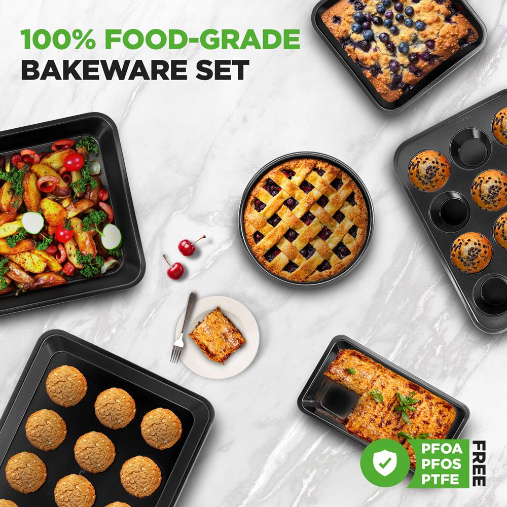 NutriChef Non-Stick Kitchen Oven Baking Pans