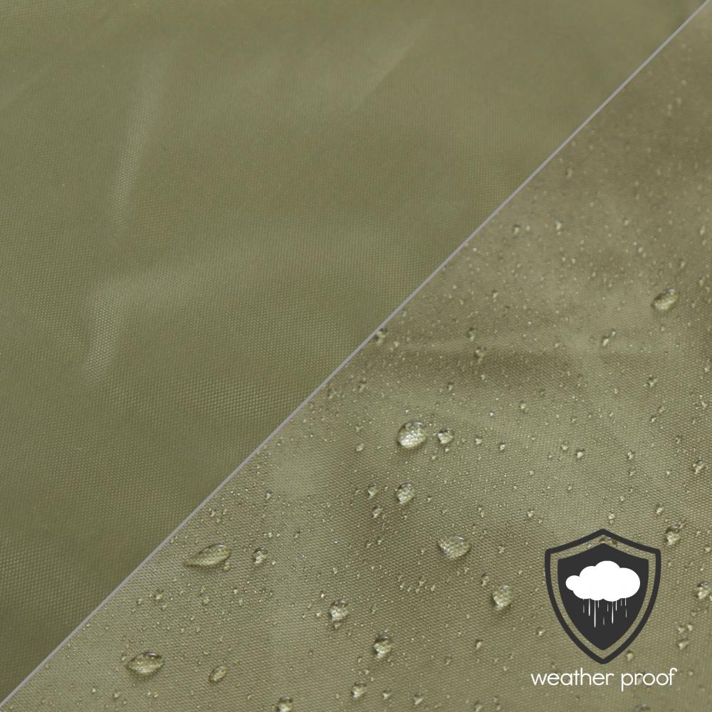 Pyle Universal Lawn Tractor Mower Cover – Waterproof Canvas, All-Weather Protection, Elastic Hem for Snug Fit – Dust & Weather Resistant, Ideal for Indoor/Outdoor Storage, Green